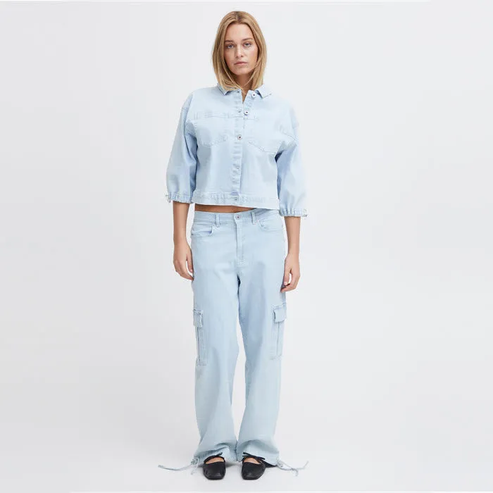 Jeans «CARLEY» in Light Blue Washed von ICHI