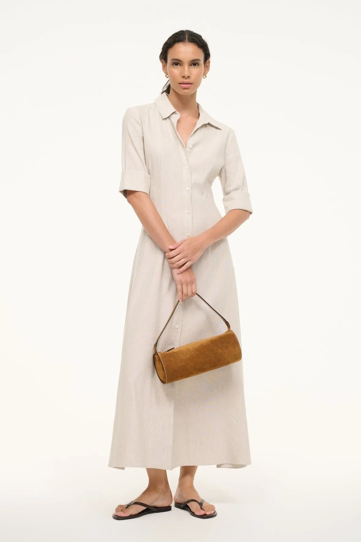 Joan Linen Dress - Natural