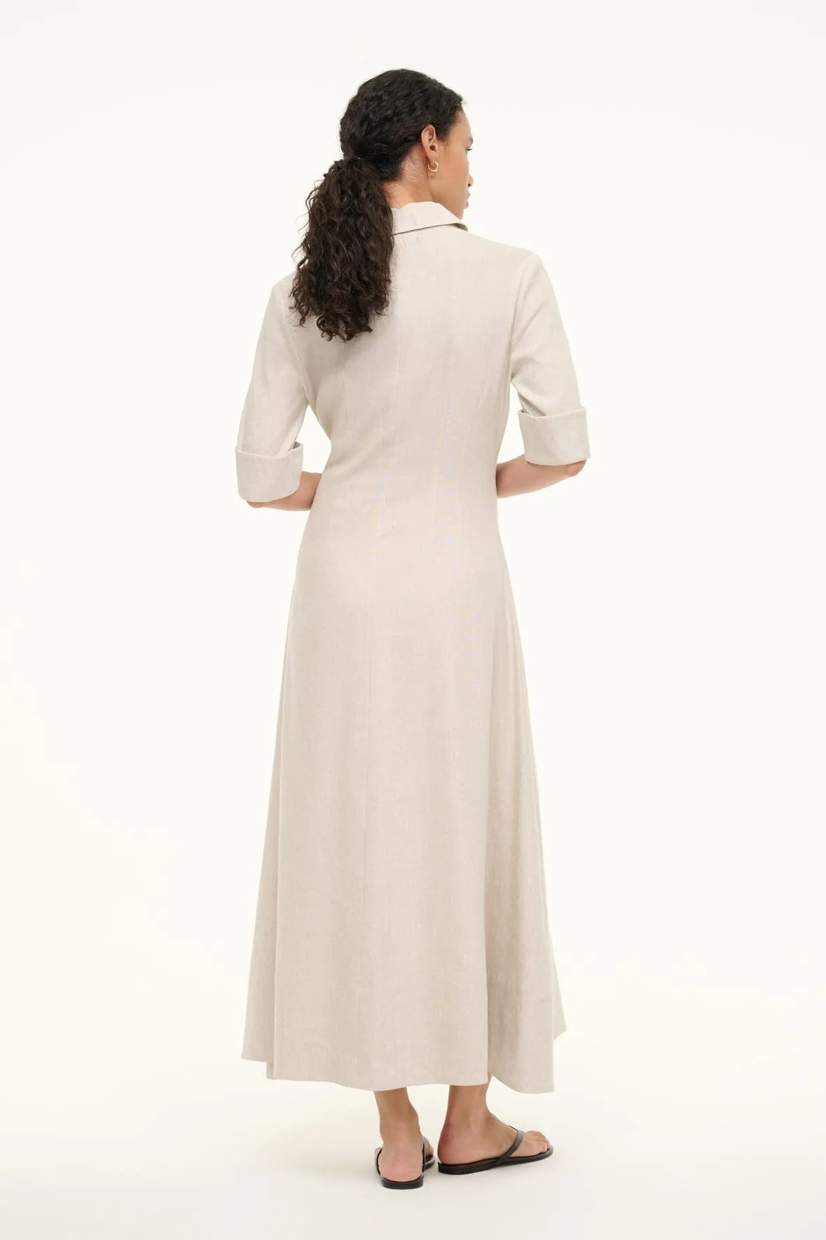 Joan Linen Dress - Natural