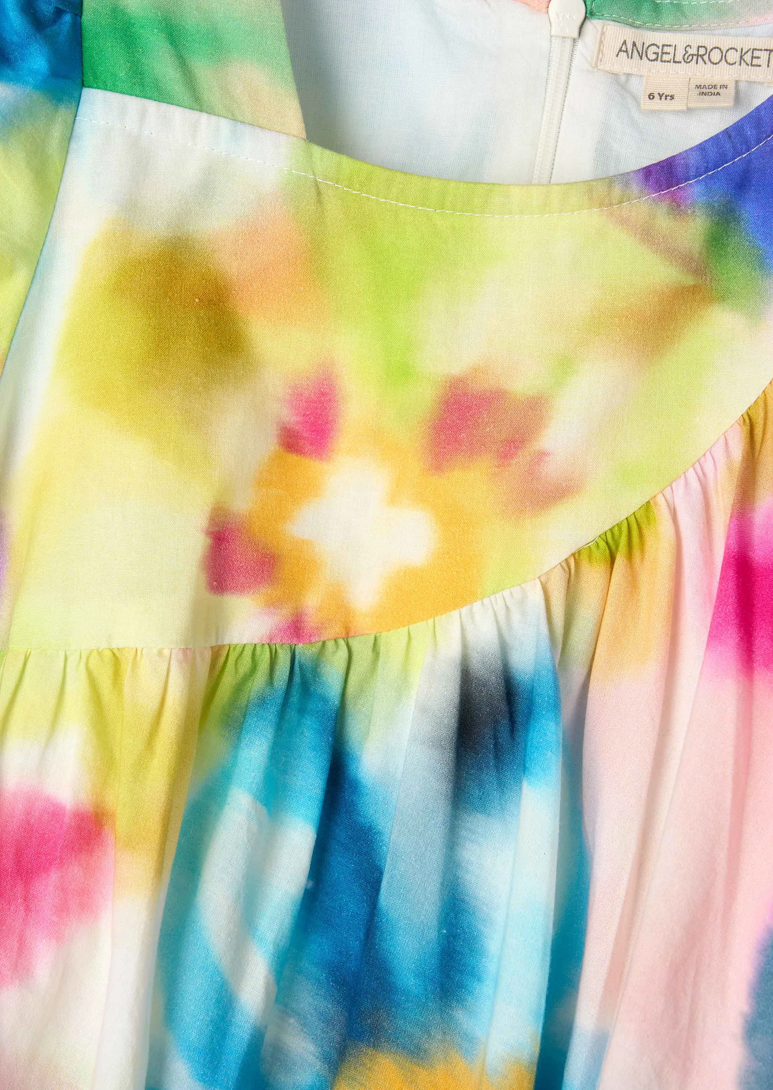 Jodie Multi Print Aysmmetric Dress