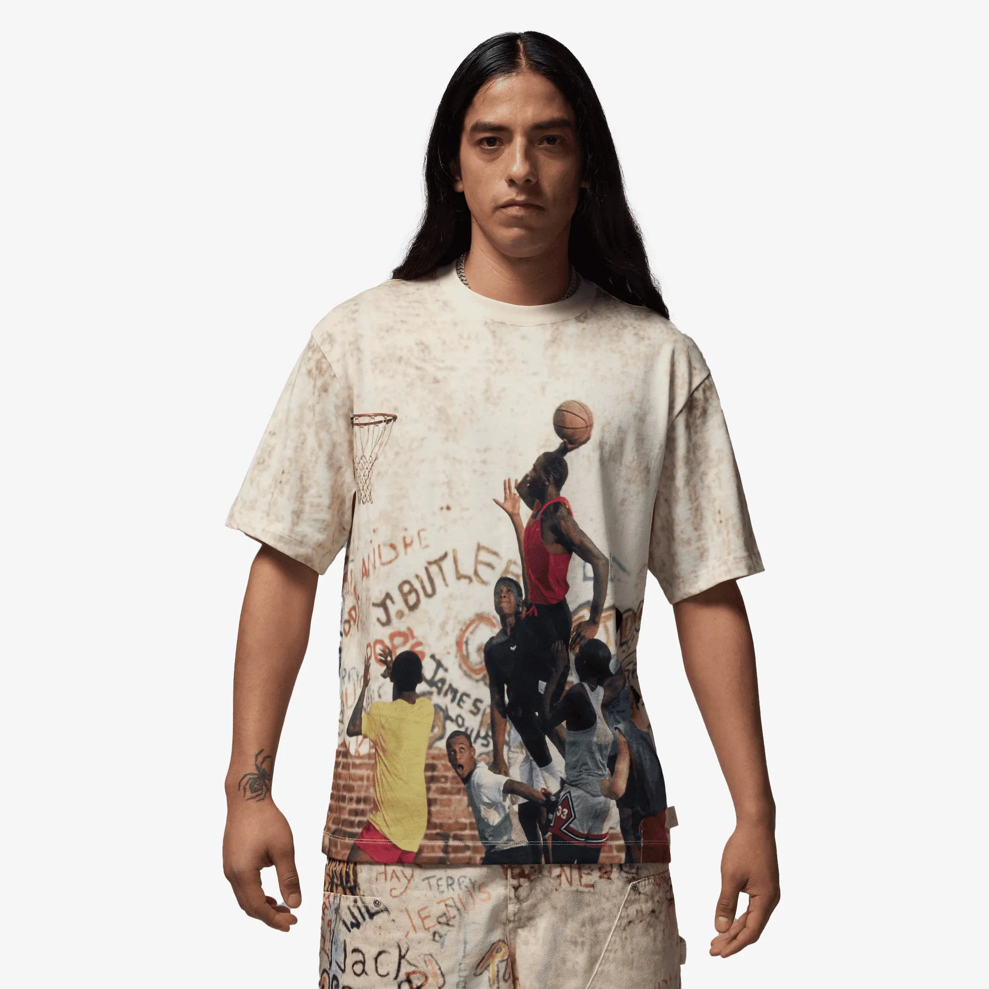 Jordan | AIR JORDAN 85 GRAPHIC T-SHIRT { SAIL/LEGEND LT BROWN/REDSTONE