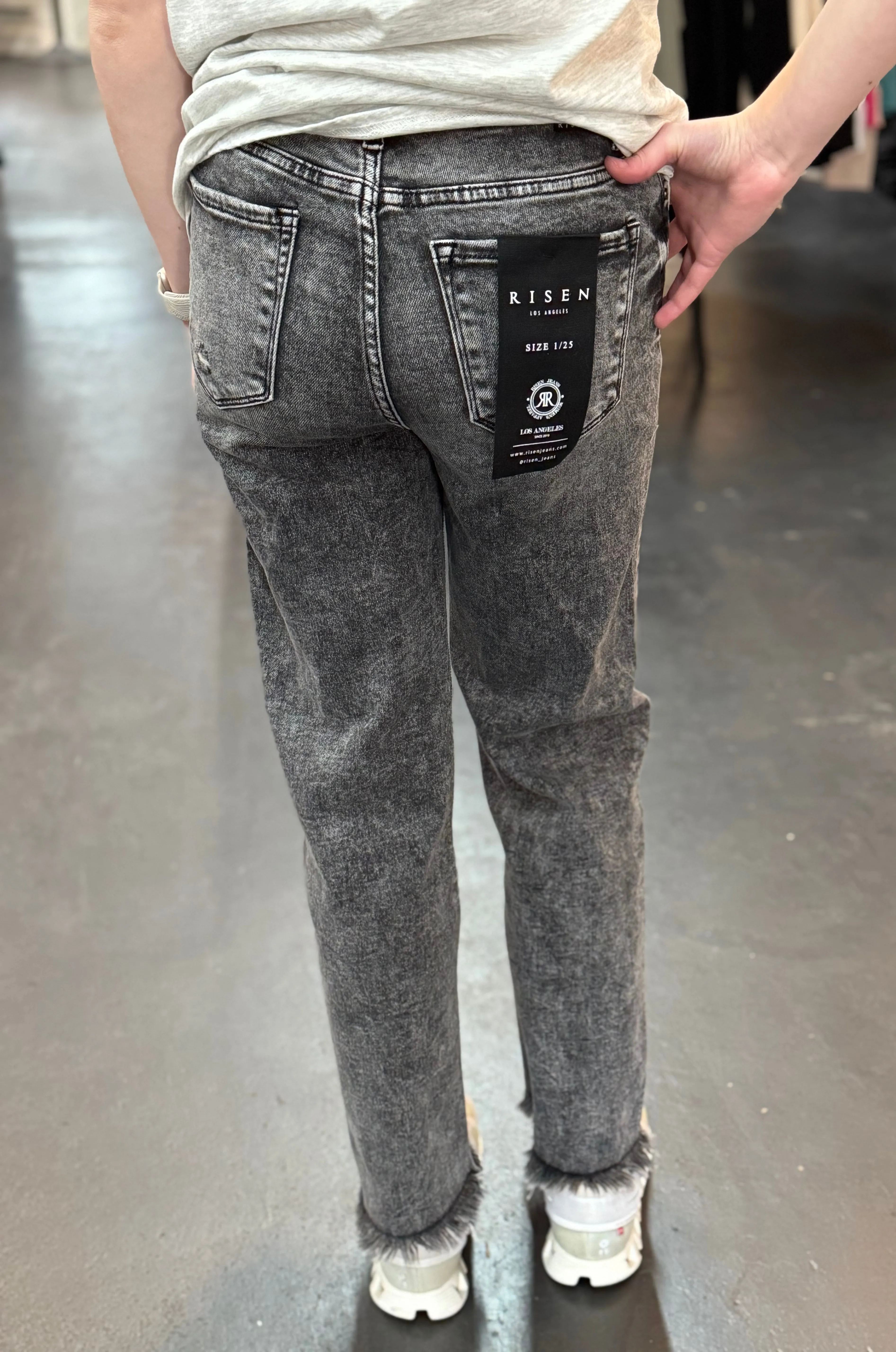 Journey Risen Acid Black Cropped Straight