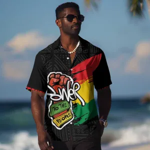 Juneteenth Hawaiian Shirt Power To The People LT7