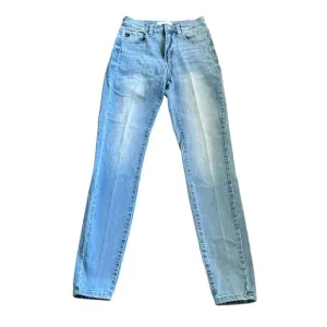 KanKan jeans straight leg, hi-rise size 26, light wash