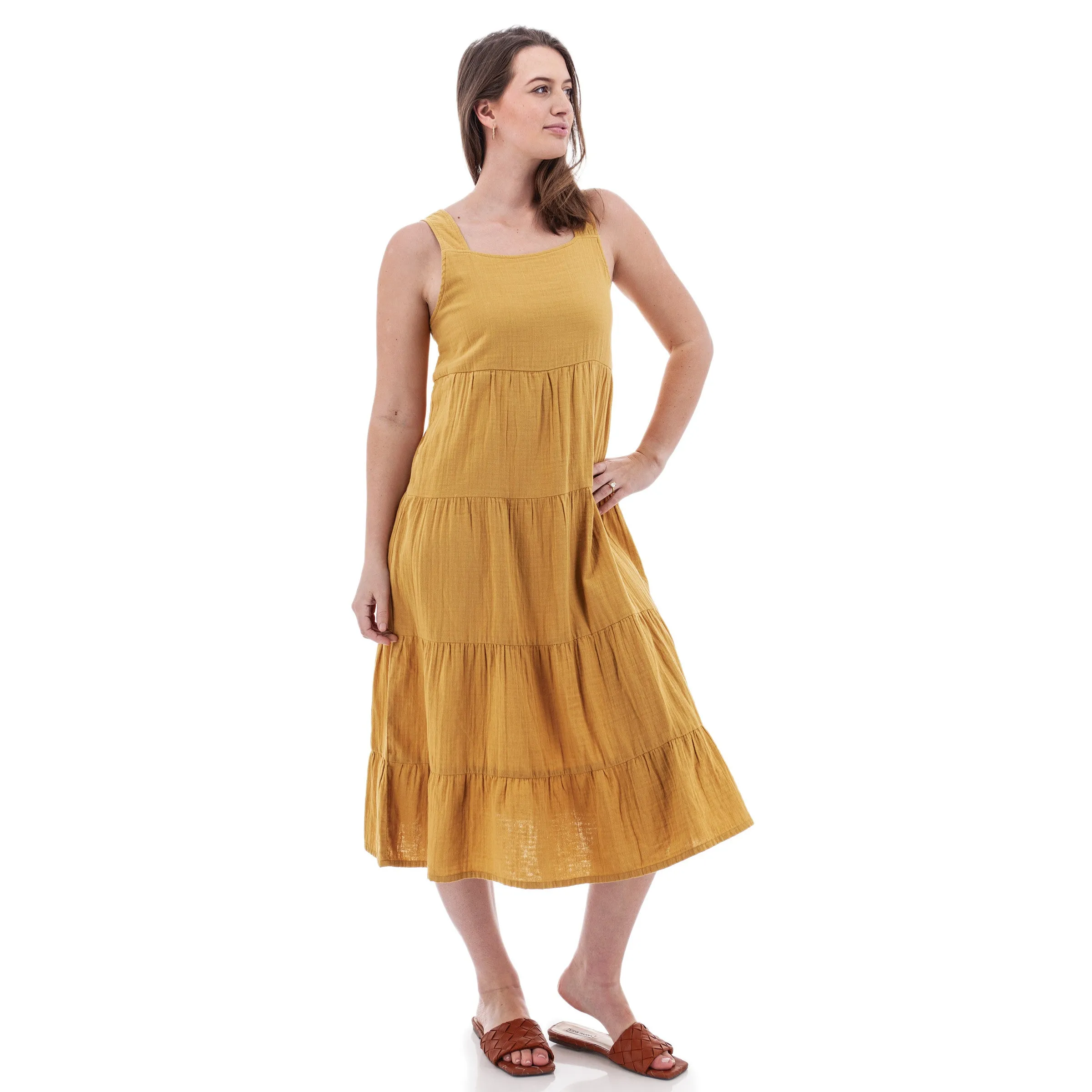Kelford Tiered Midi Dress - P85756