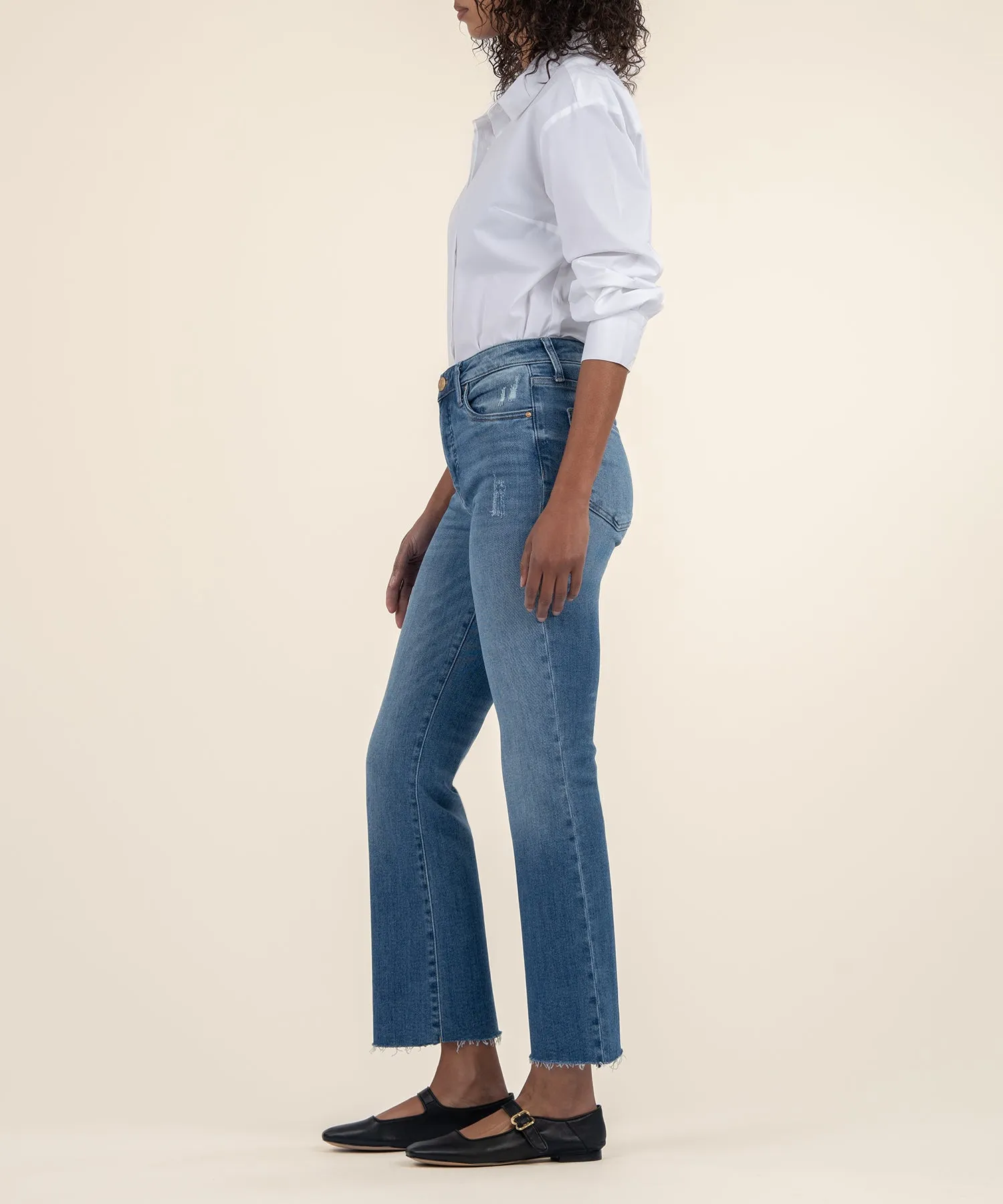 Kelsey High Rise Ankle Flare, Petite
