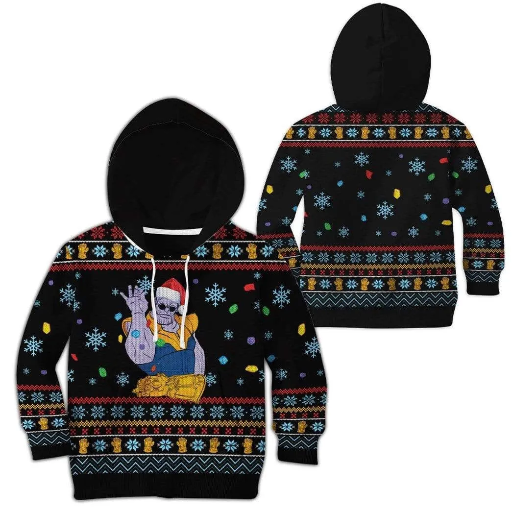 Kid Thanos Christmas Custom Cosplay T-Shirts Hoodies Apparel
