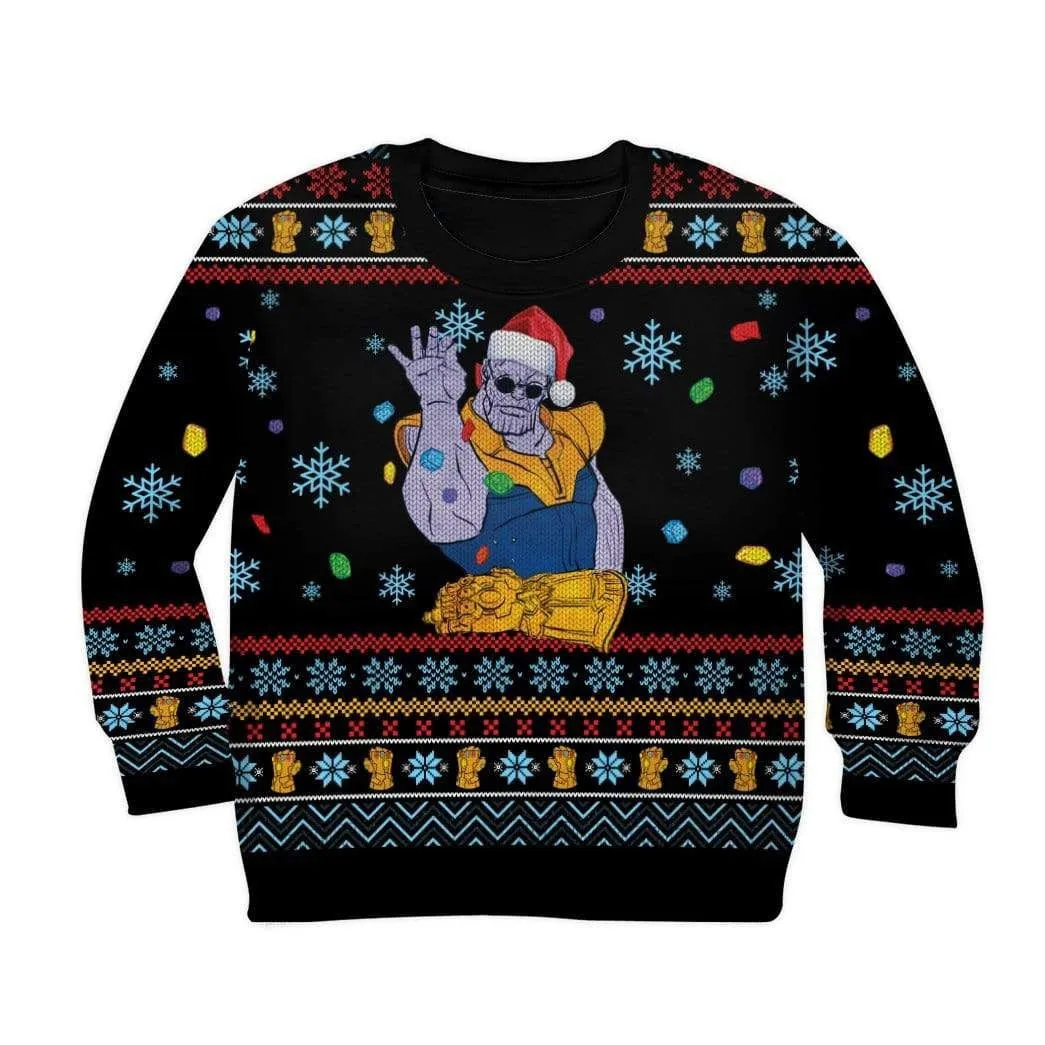 Kid Thanos Christmas Custom Cosplay T-Shirts Hoodies Apparel