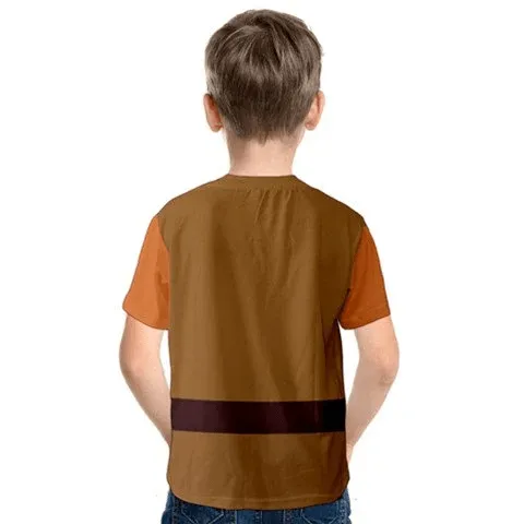 Kids Snow White Dwarfs Happy T-Shirt for Boy - Happy