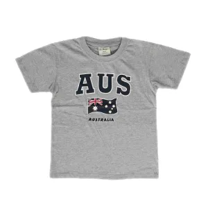 Kids T-Shirt AUS Flag Dark Grey 4