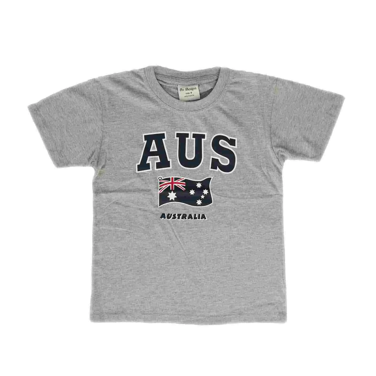 Kids T-Shirt AUS Flag Dark Grey 4