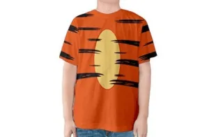 Kid's Tigger T-shirt - Boy Tigger Costume - Winnie the Pooh QT304244