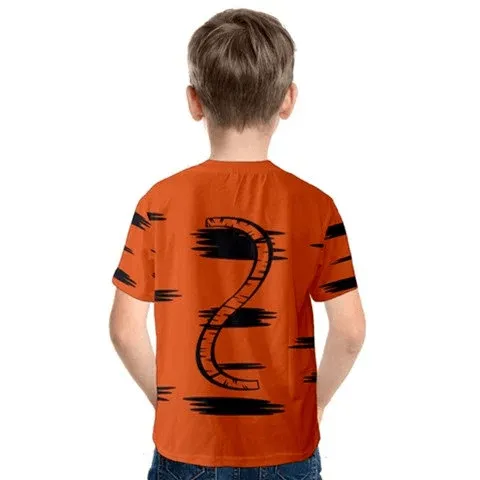 Kid's Tigger T-shirt - Boy Tigger Costume - Winnie the Pooh QT304244