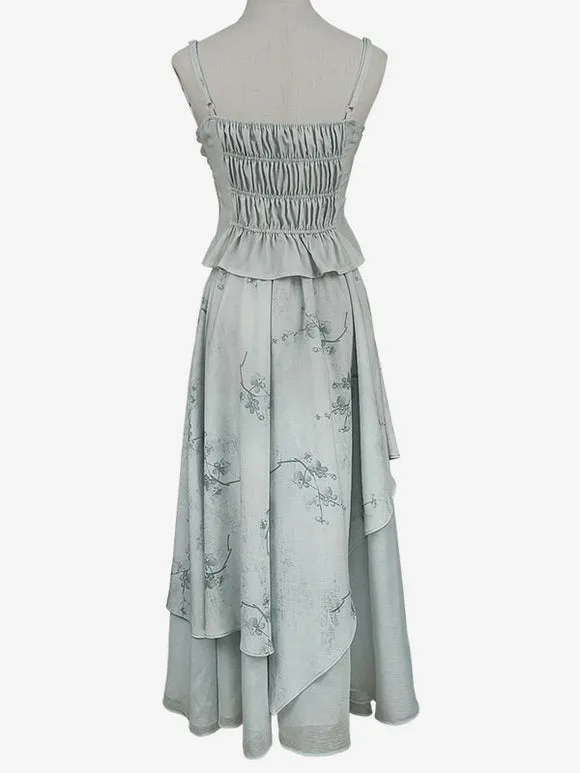 Kimono Lolita JSK Dress Pastel Green Lolita Jumper Skirts