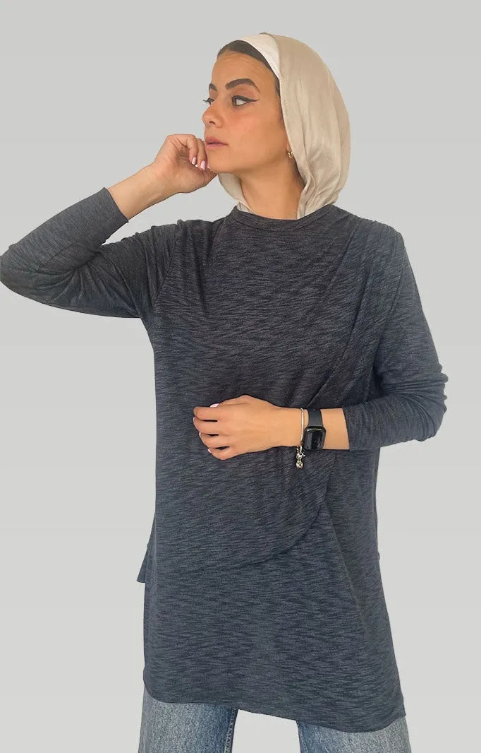 Knit Layered Multi-Way Top