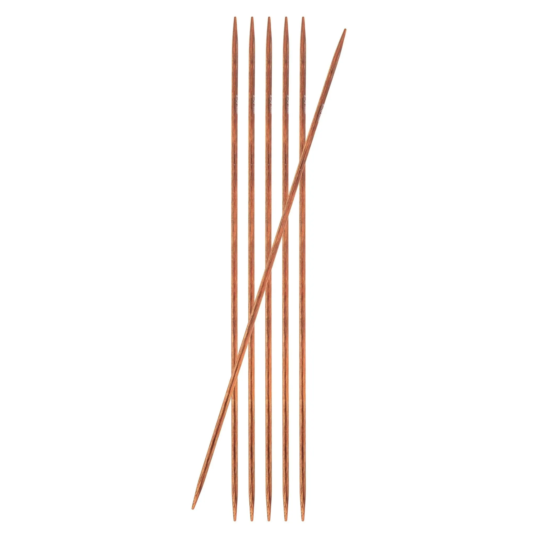 Knit Pro - Double Pointed Knitting Needles - 15cm DPN's - Ginger - 2.75mm