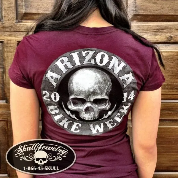 Ladies Arizona Bike Week T-Shirt (4 colors to choose from)