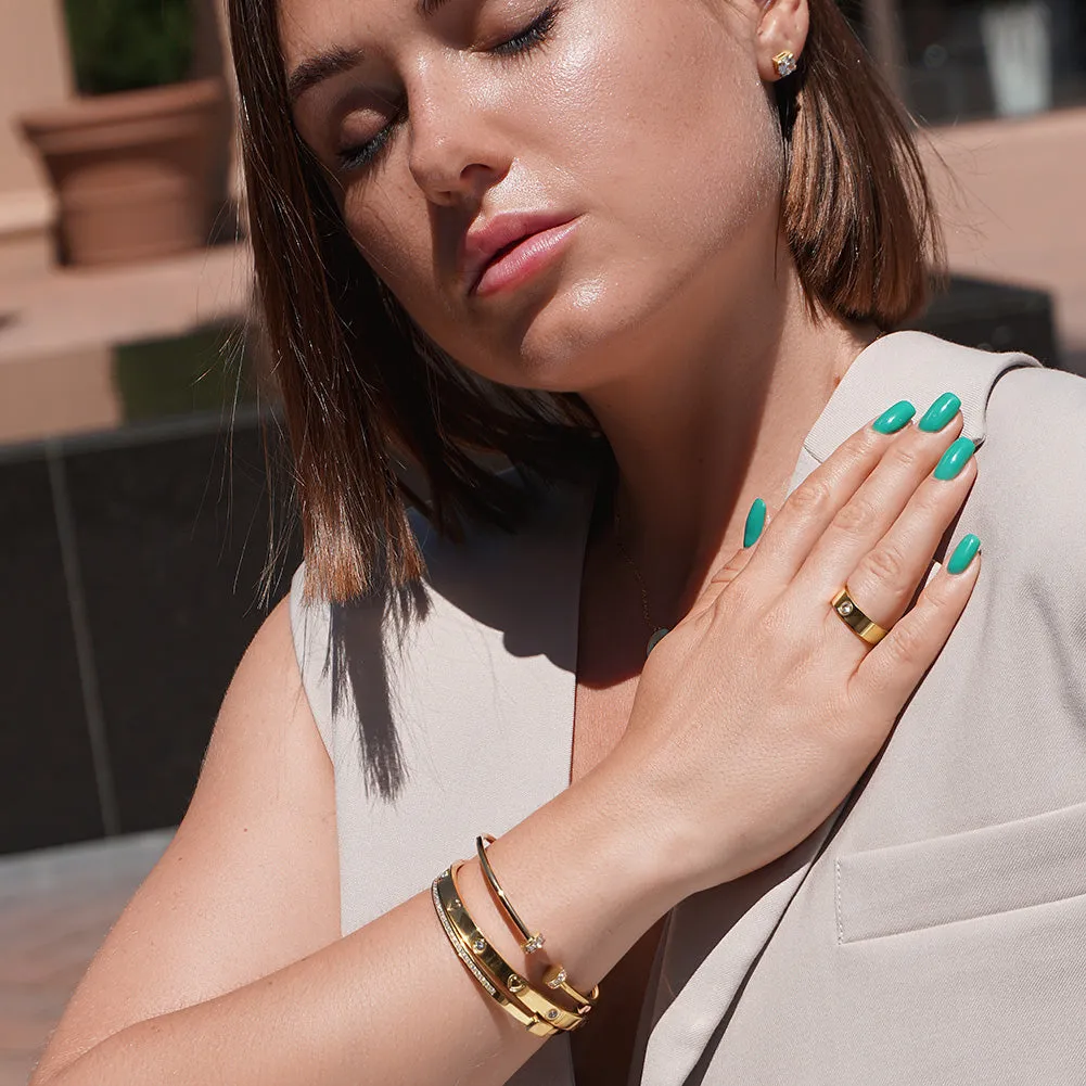 Layered Bangle Ring Set