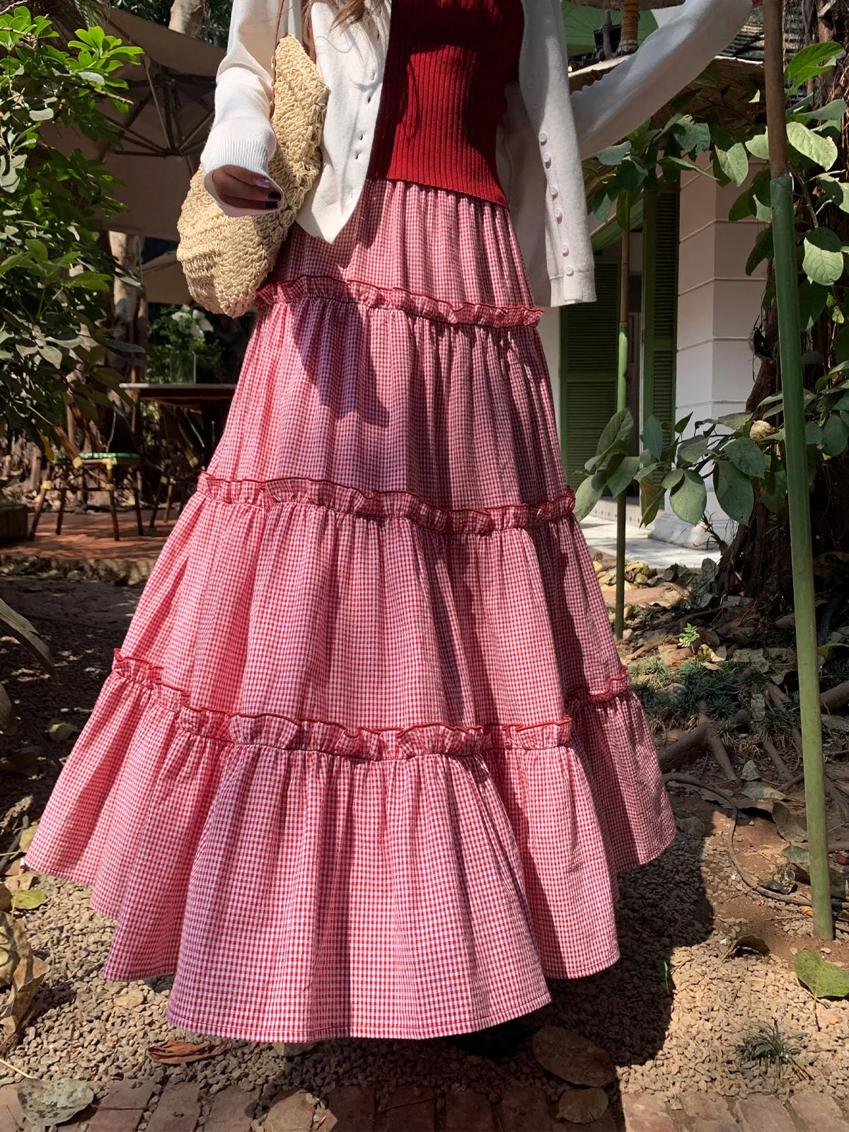 Layered cake skirt