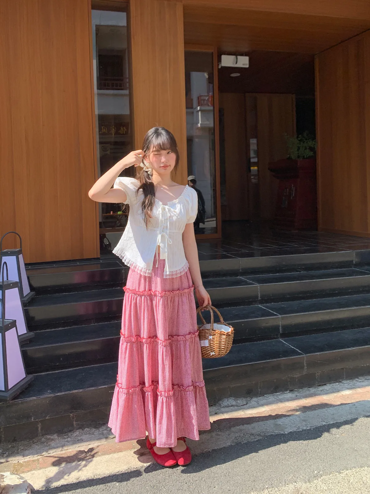 Layered cake skirt
