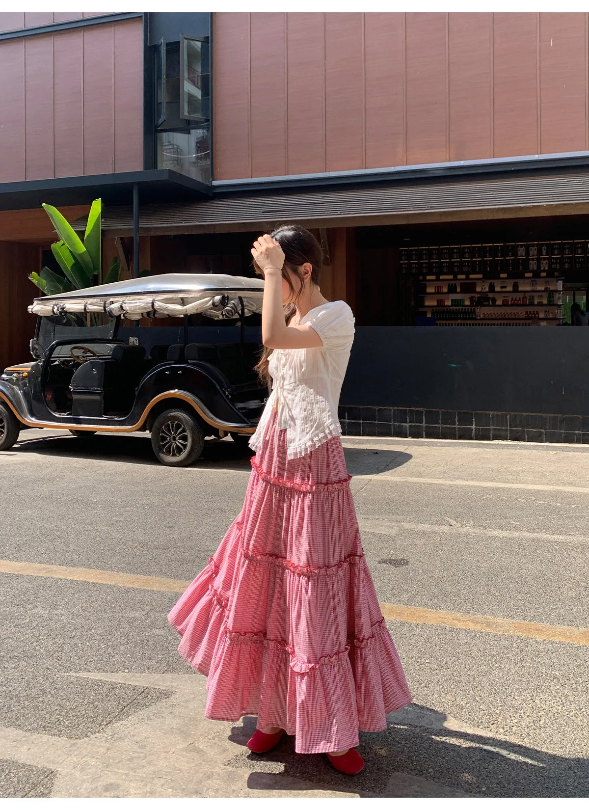 Layered cake skirt