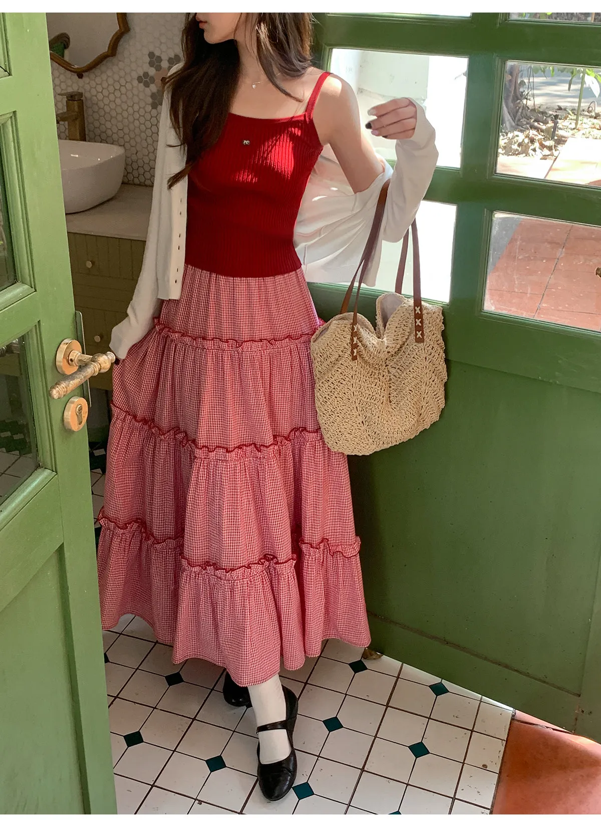 Layered cake skirt