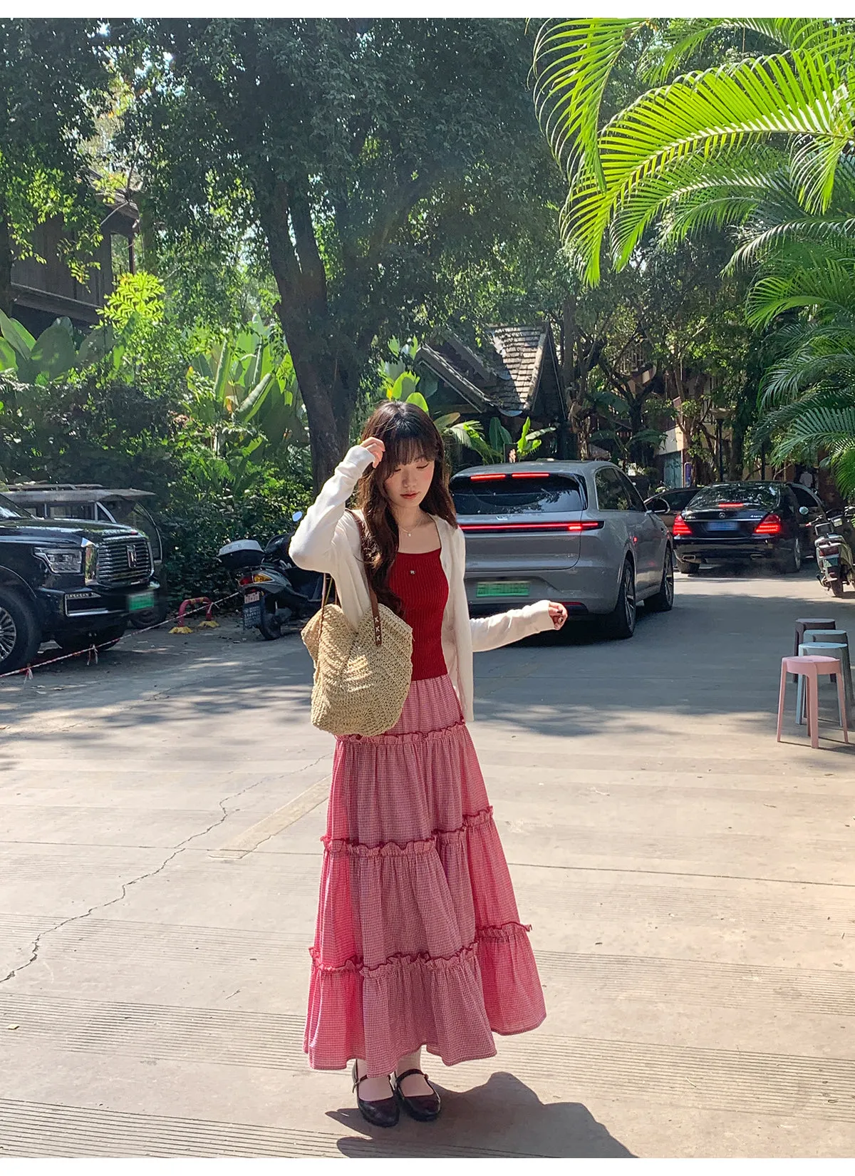 Layered cake skirt