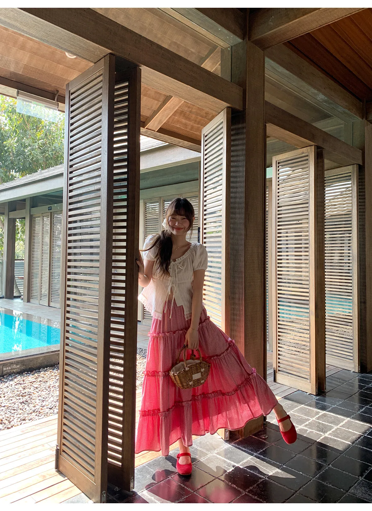 Layered cake skirt