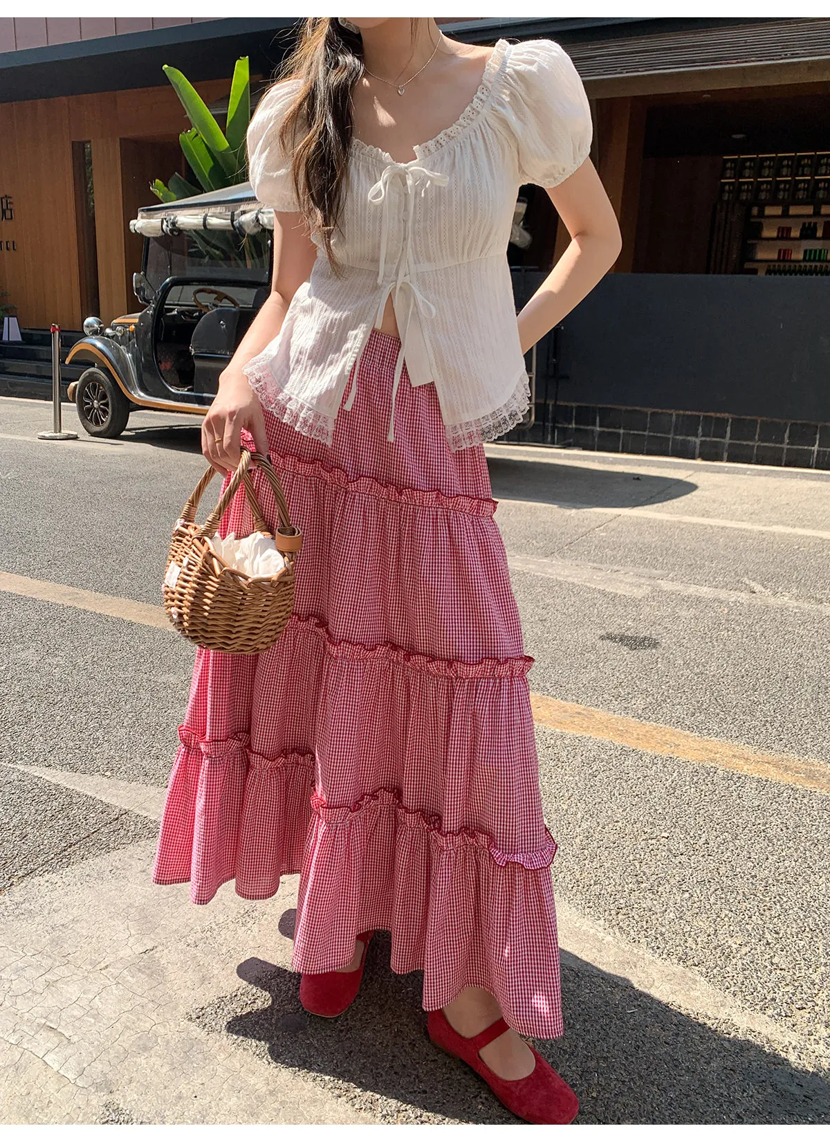 Layered cake skirt