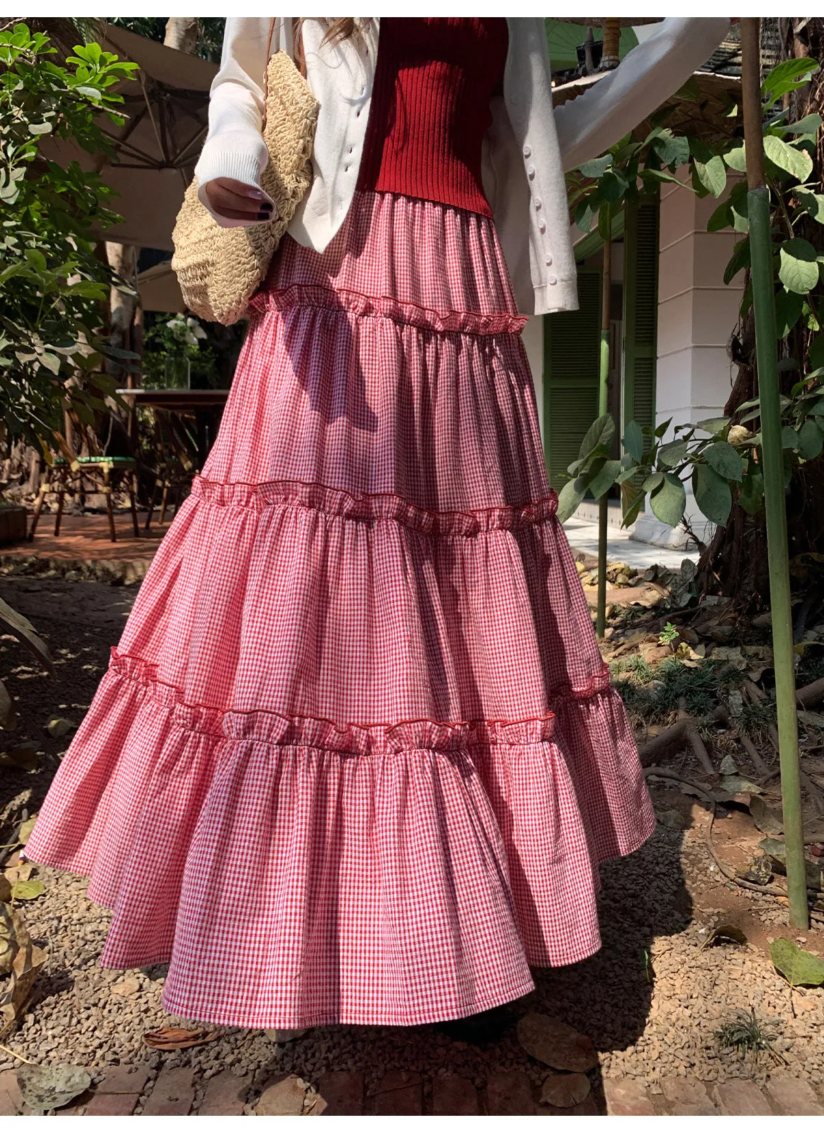 Layered cake skirt