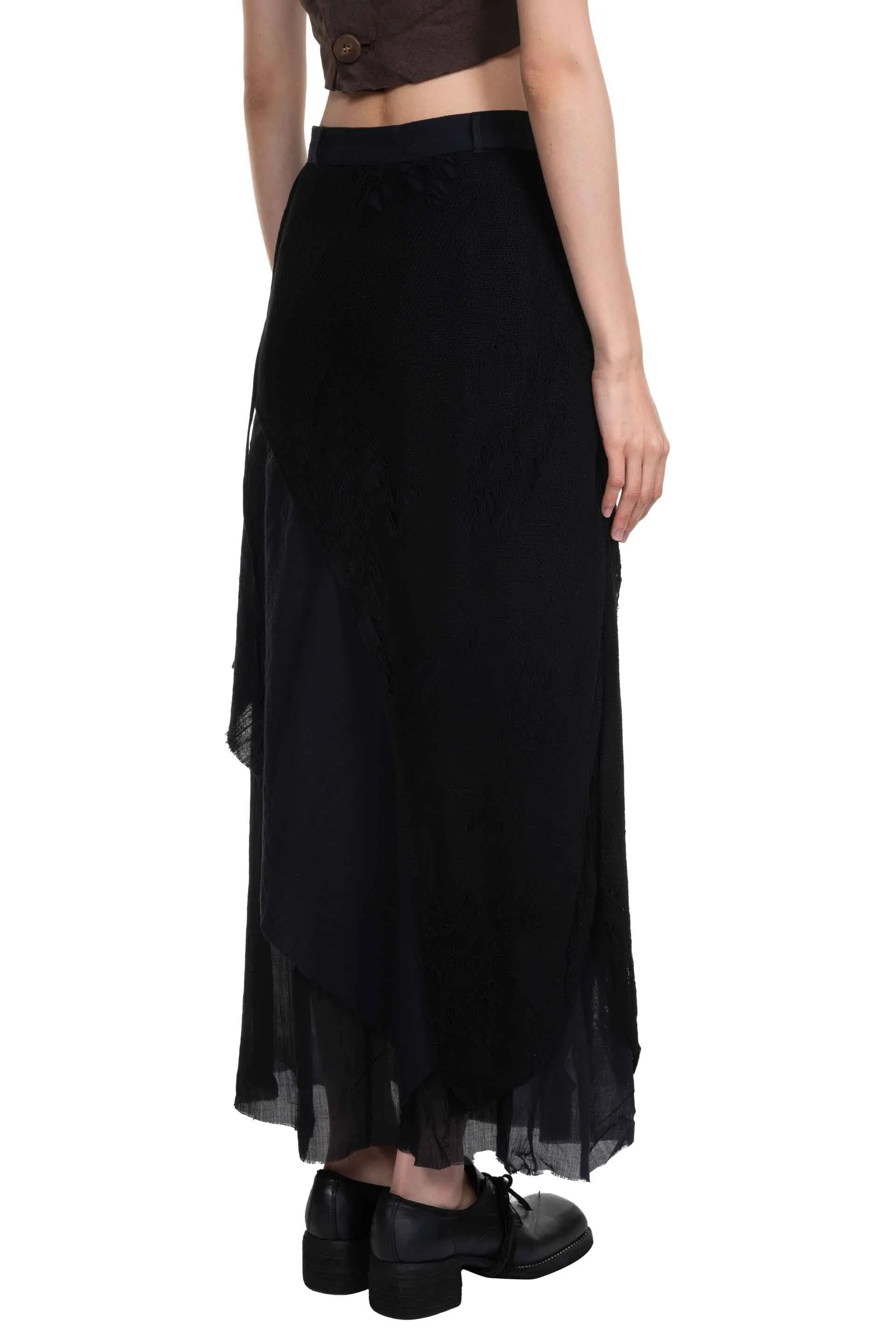 Layered Skirt Black