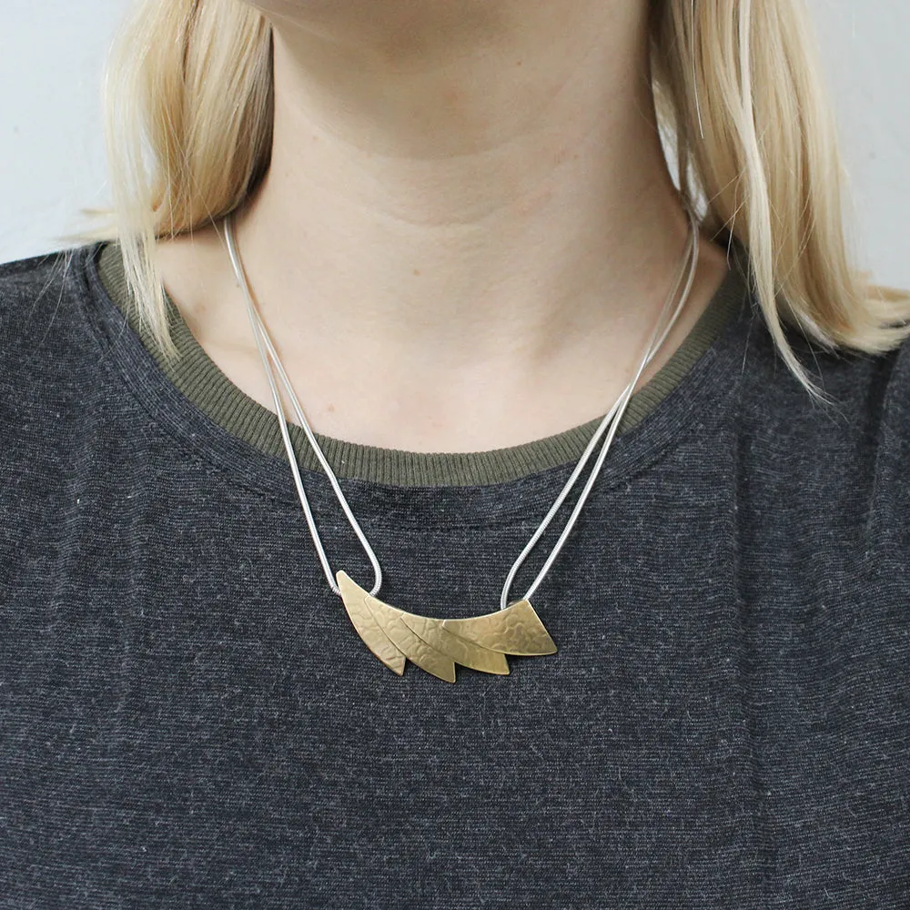 Layered Swoops Necklace