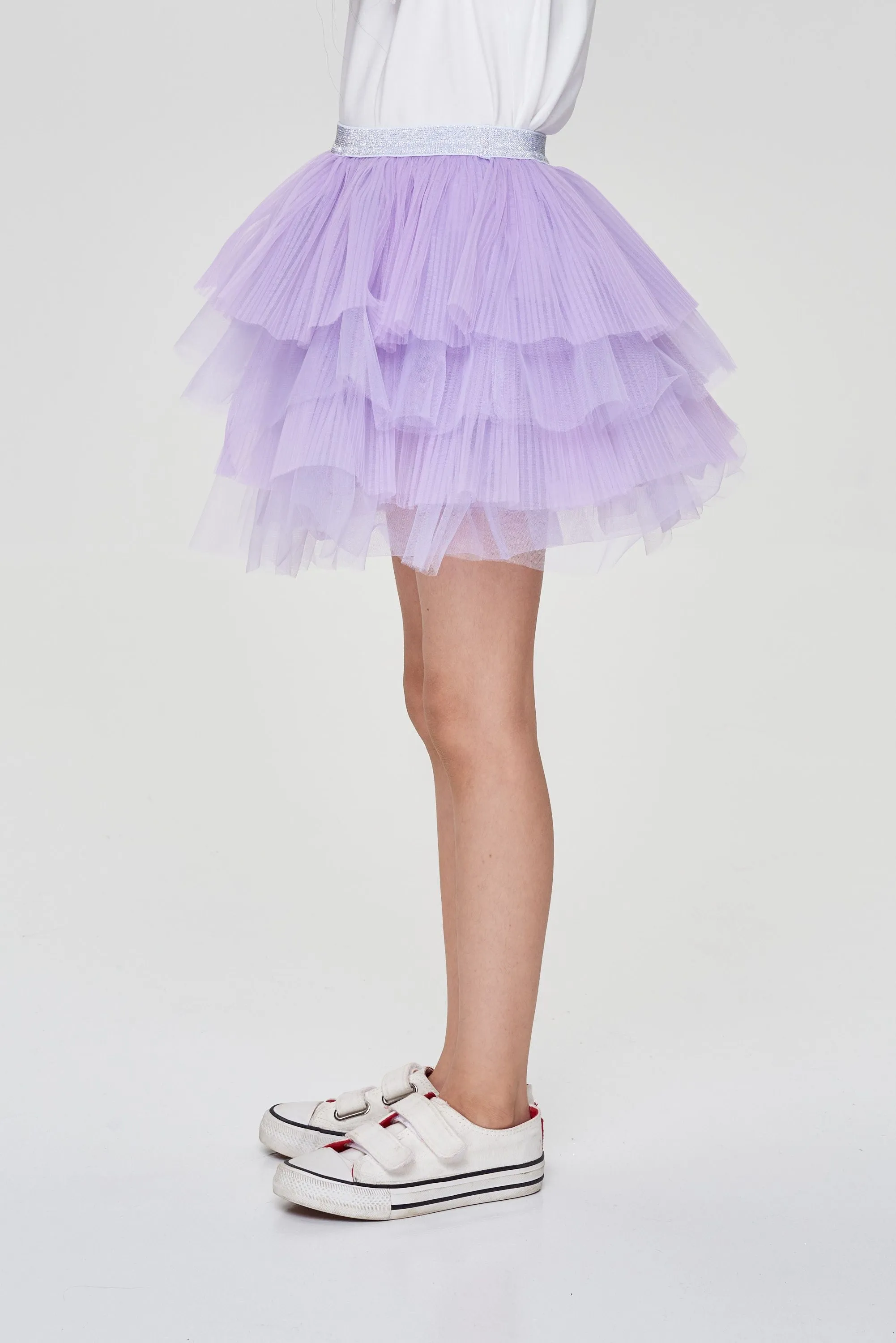Layered Tulle Tutu-Skirt