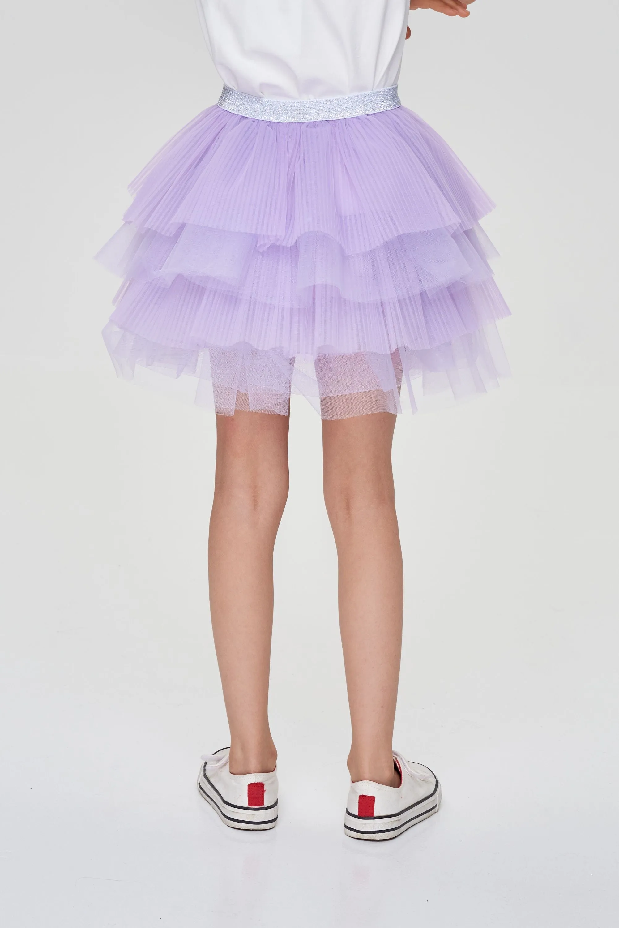 Layered Tulle Tutu-Skirt