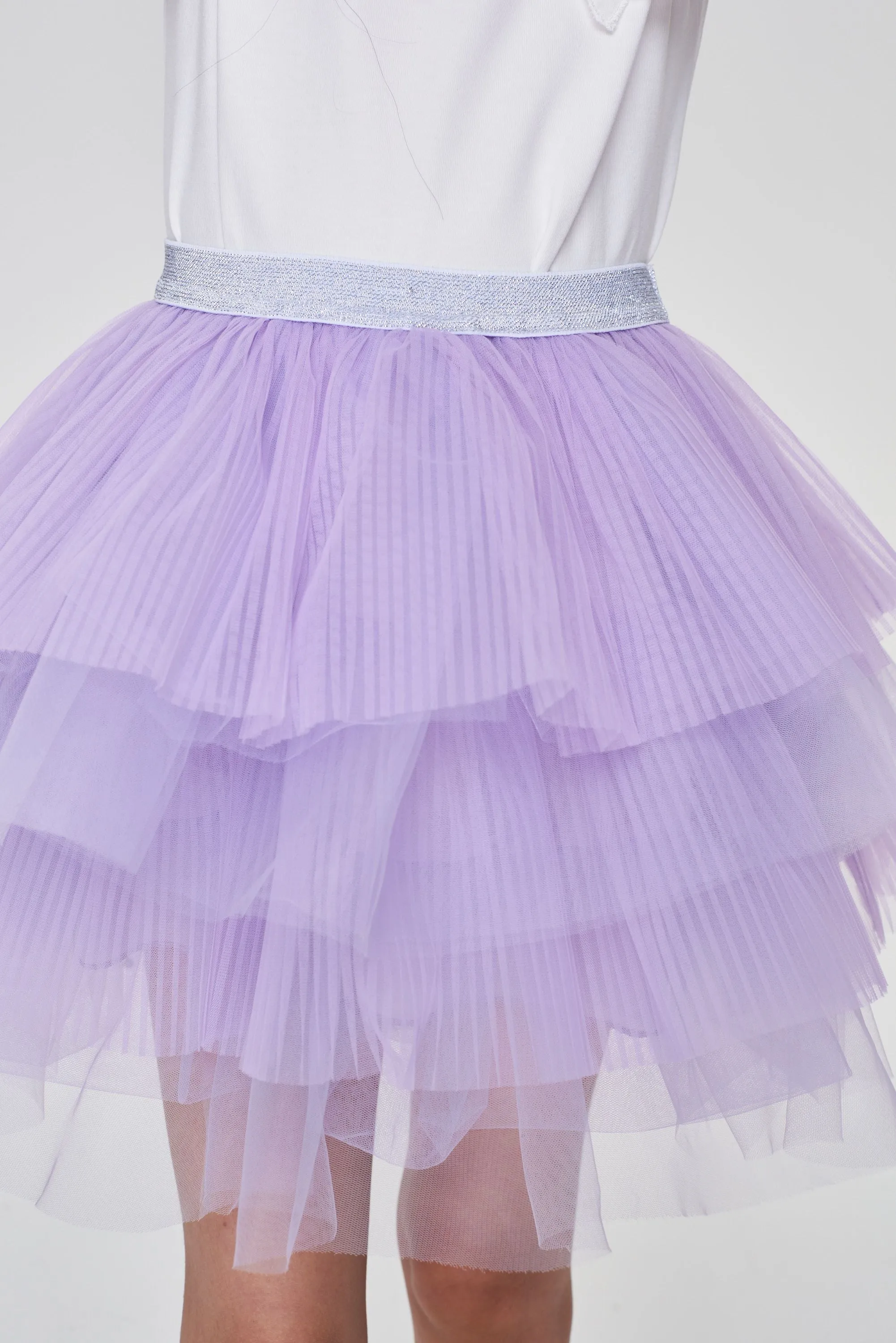 Layered Tulle Tutu-Skirt