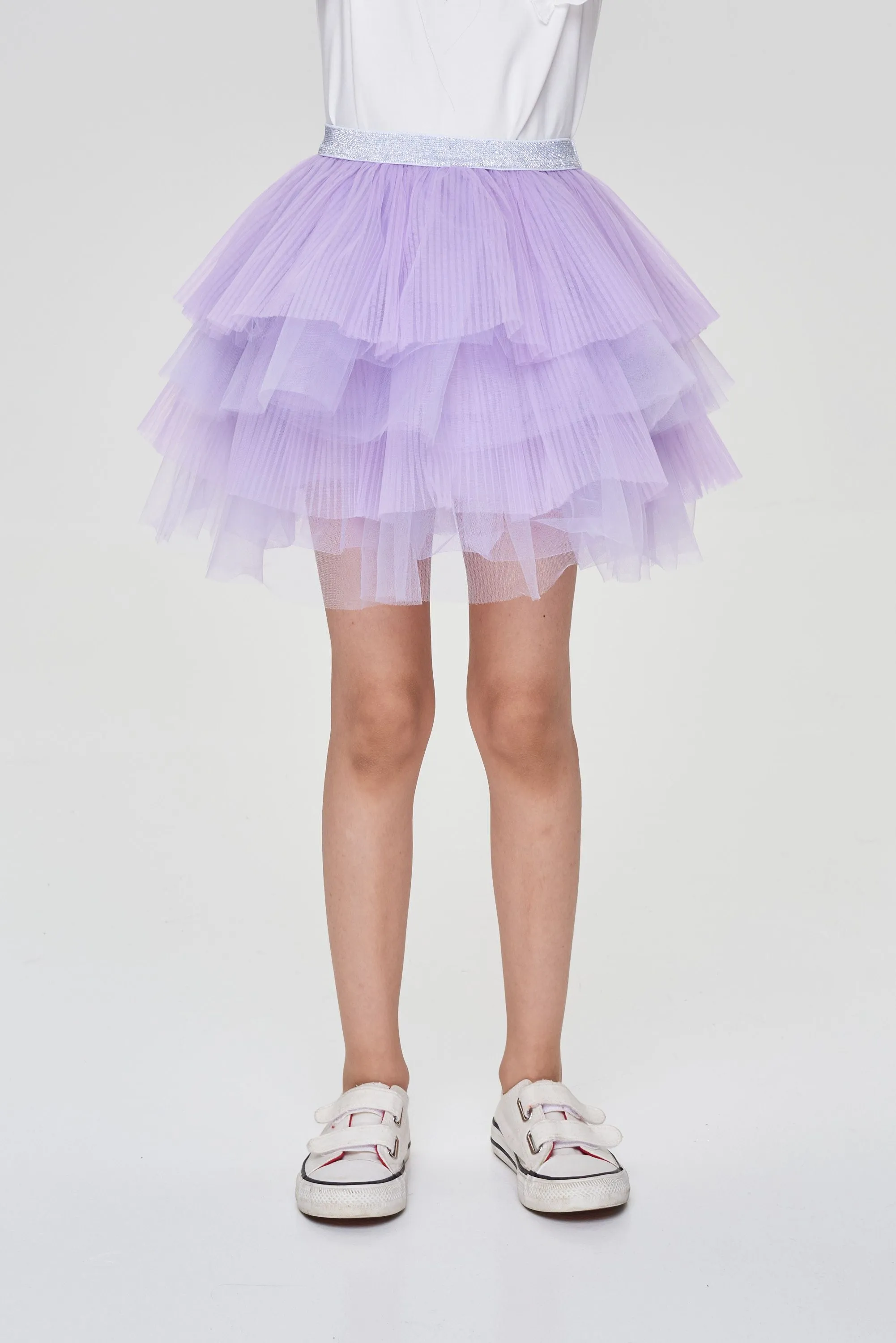 Layered Tulle Tutu-Skirt