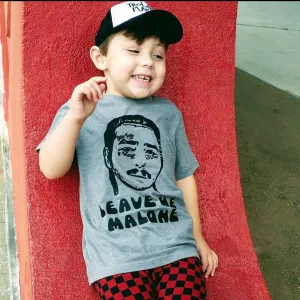 Leave Me Malone Posty Kids Tee