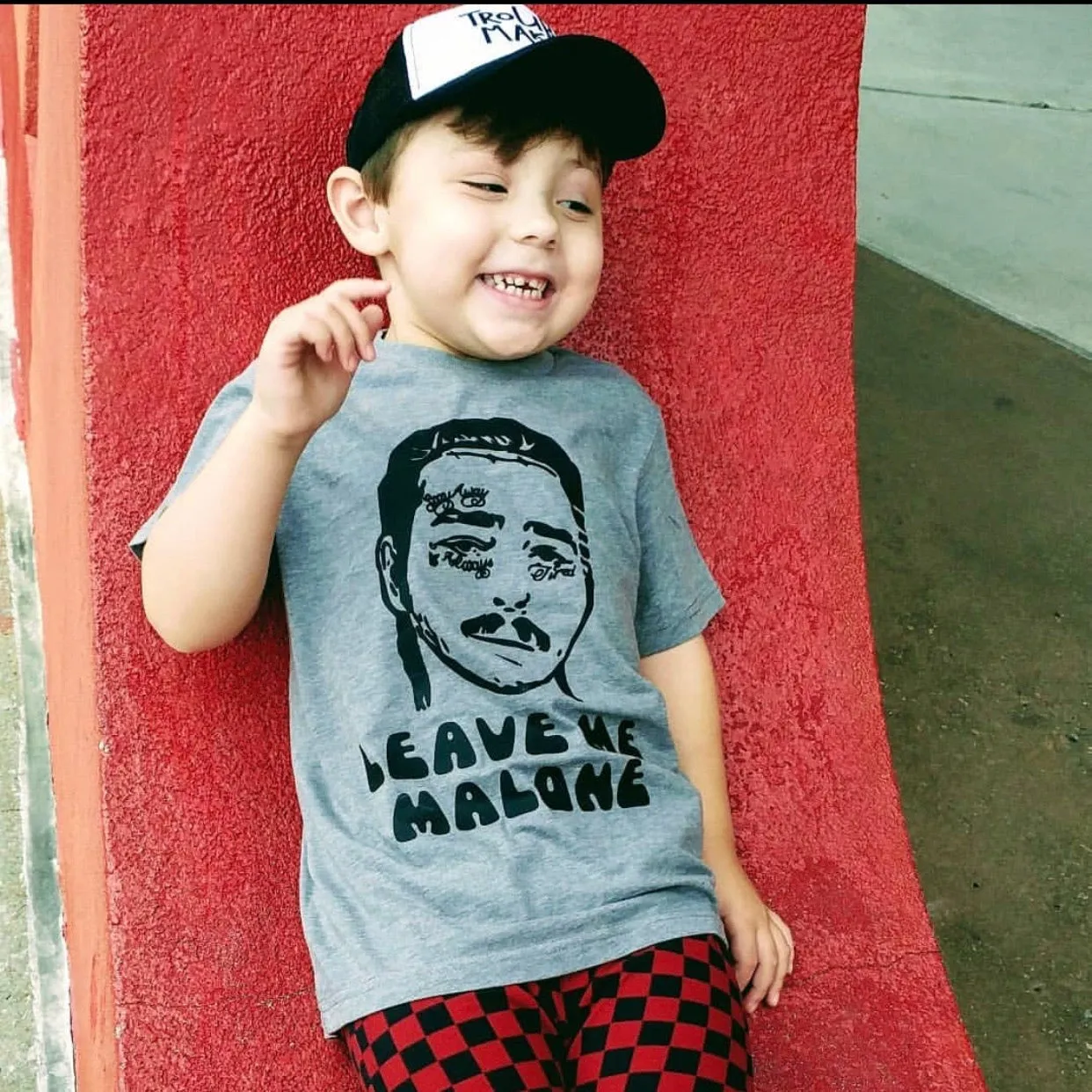 Leave Me Malone Posty Kids Tee