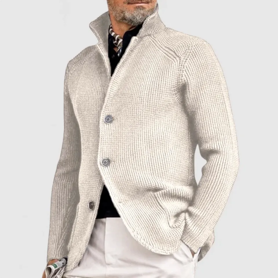 Levin | Woven cotton cardigan