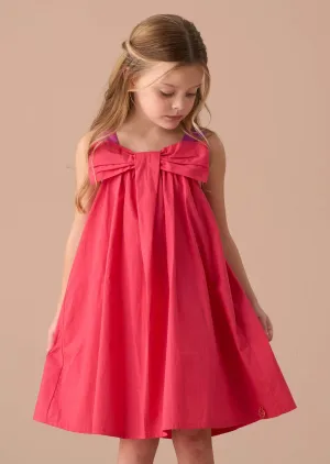 Libby Pink Bow Swing Dress