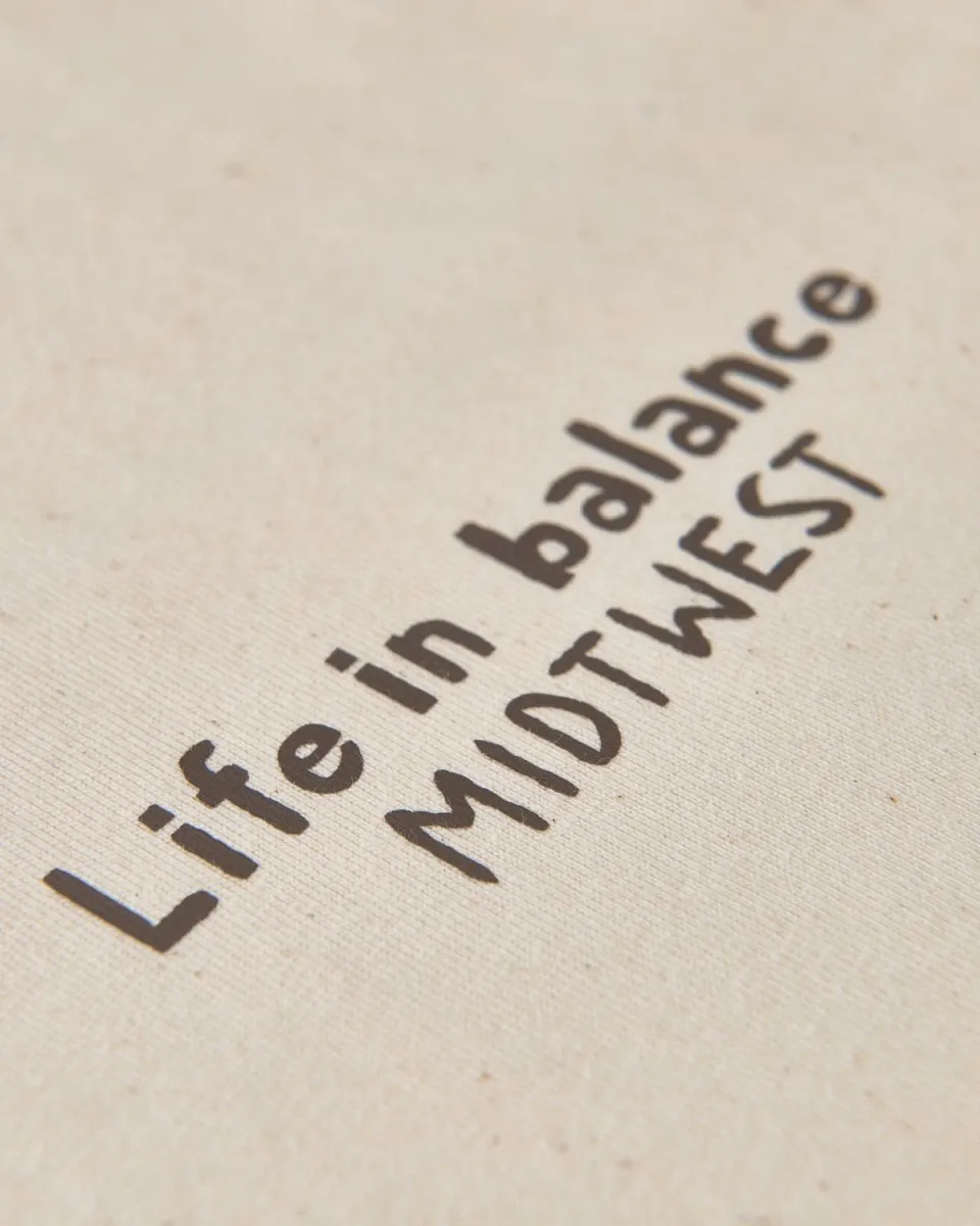 Life in Balance T-shirt - Natural White