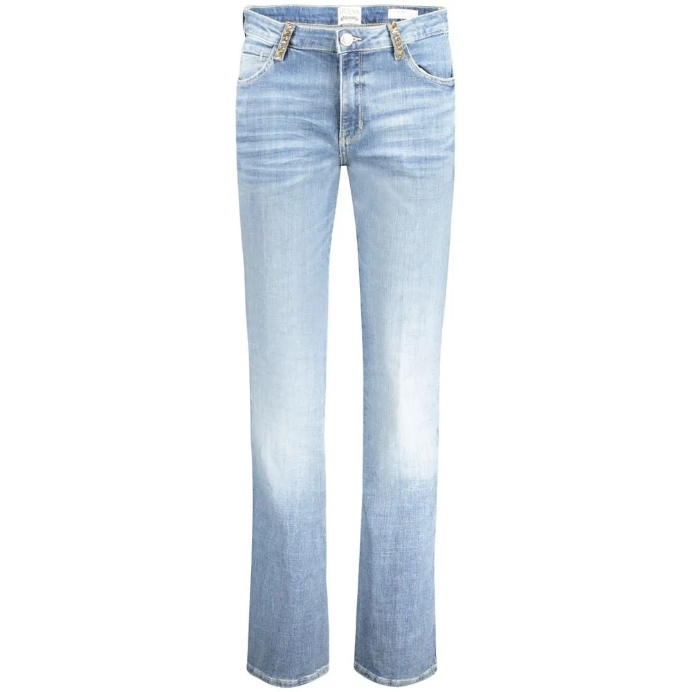 Light Blue Cotton Jeans & Pant