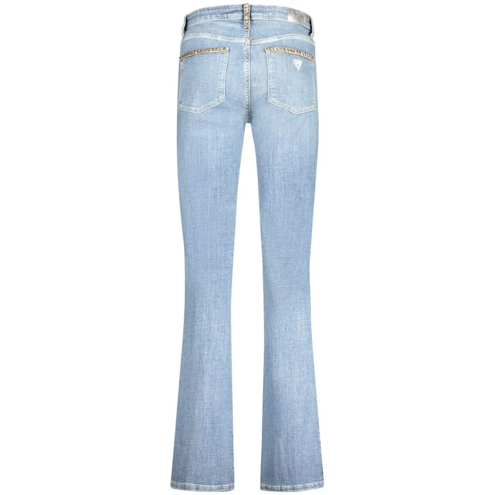 Light Blue Cotton Jeans & Pant