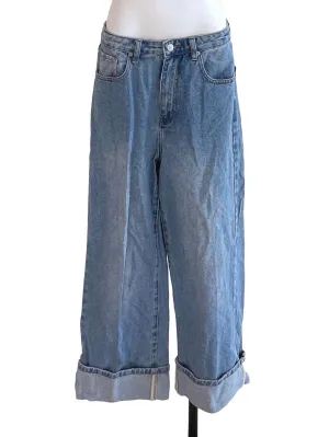 Light Blue Cuffed Jeans LB