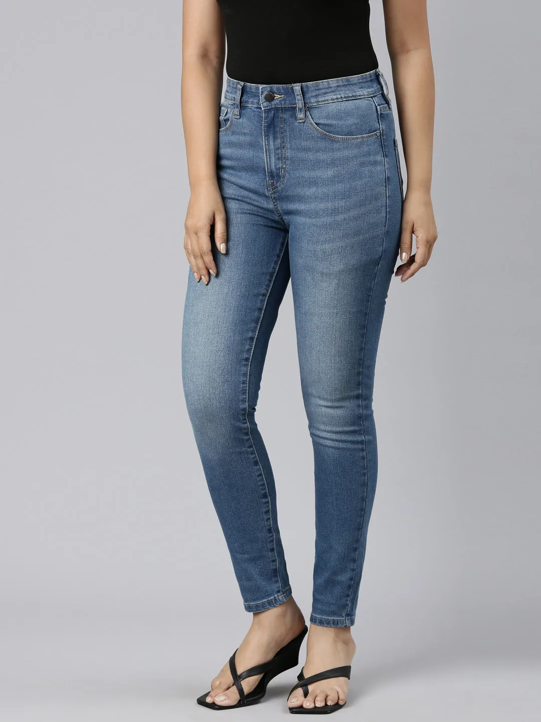Light Blue Denim Skinny Jeans