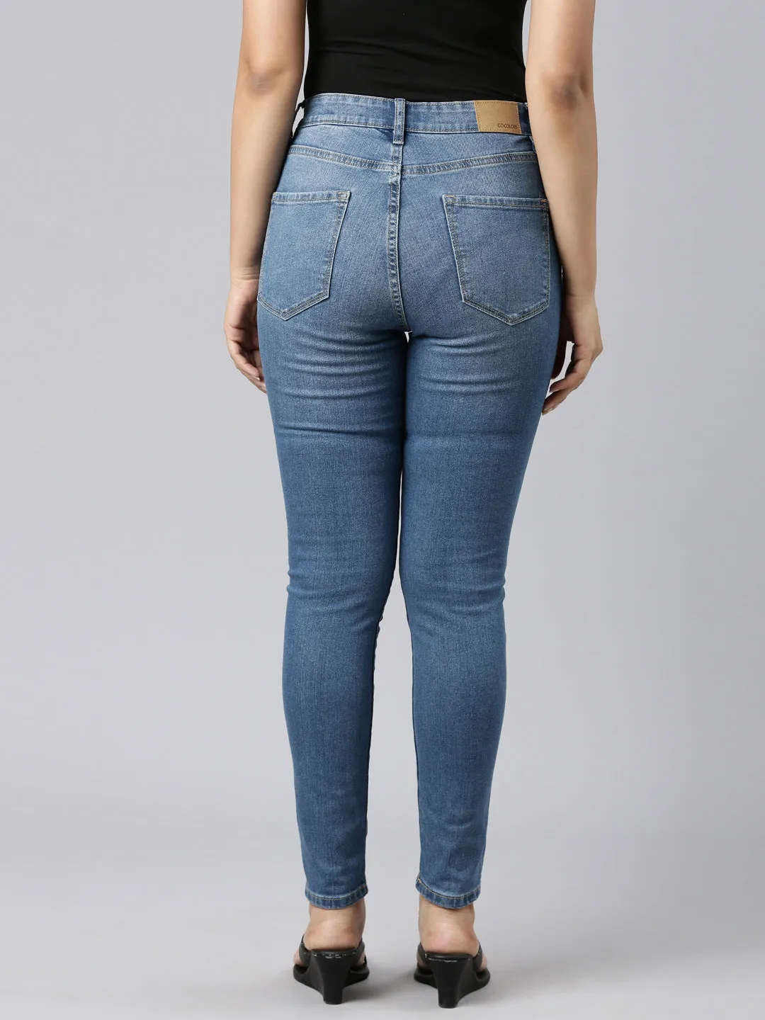 Light Blue Denim Skinny Jeans