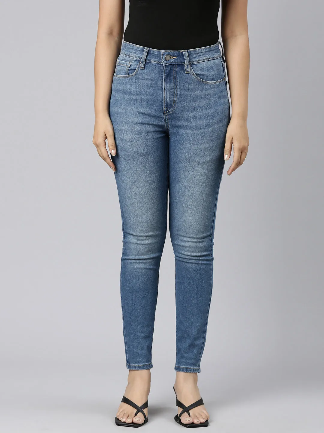 Light Blue Denim Skinny Jeans