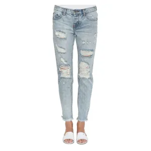 Light Blue Organic Cotton Women Jeans