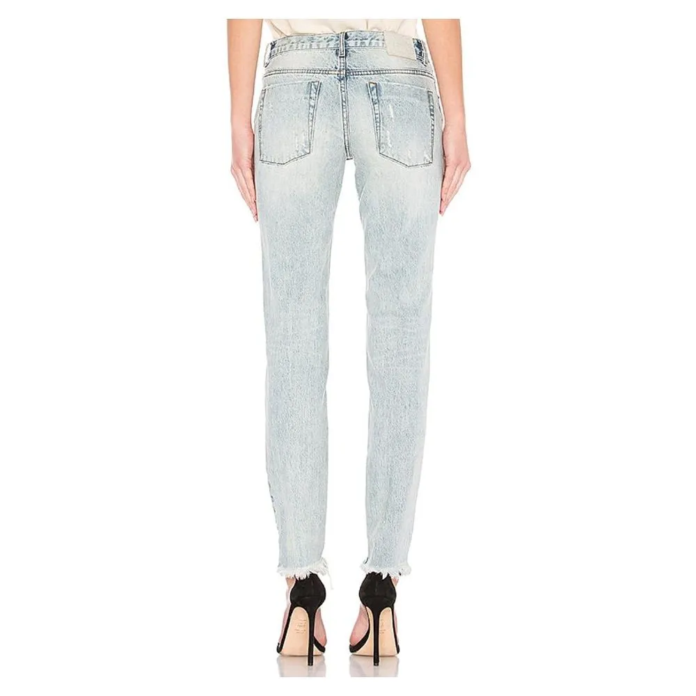 Light Blue Organic Cotton Women Jeans