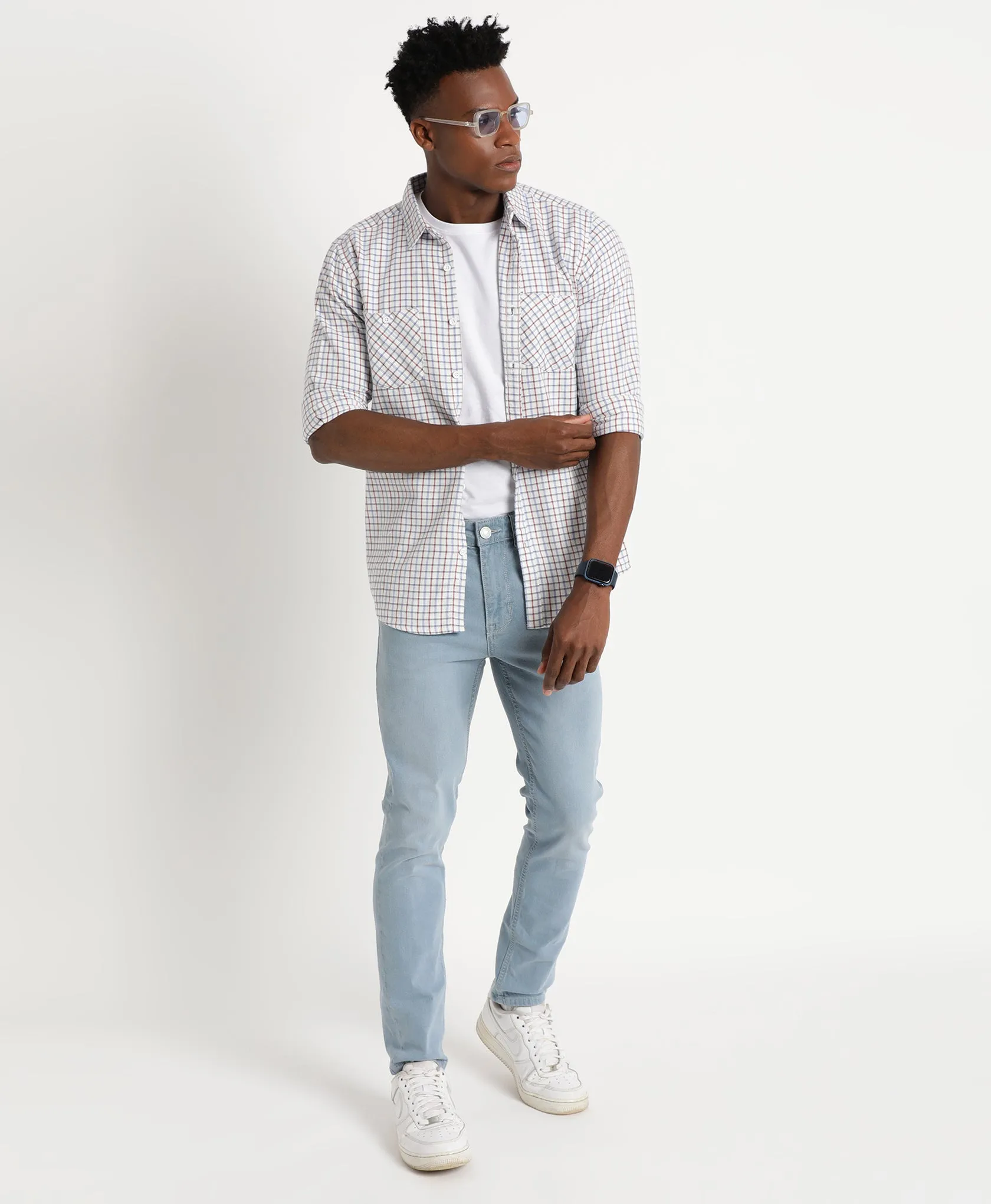 Light Blue Slim-fit Jeans